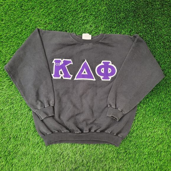 Vintage 90s Kappa-Delta-Phi Sweatshirt Womens Large 22x22 Boxy - Picture 1 of 12